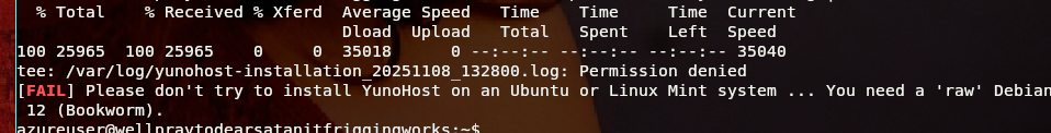 can't install on ubuntu screenshot